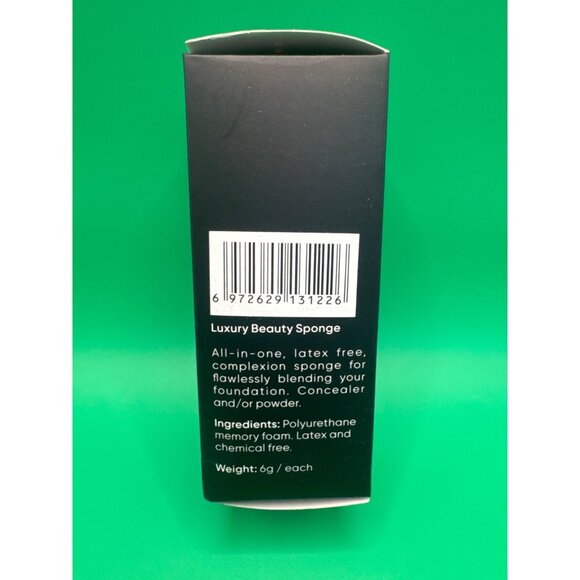 Elaina Badro Luxury Beauty Sponge 2 Pack Latex-Free Memory Foam - Picture 2 of 2